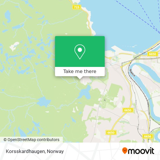 Korsskardhaugen map