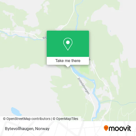 Bytevollhaugen map