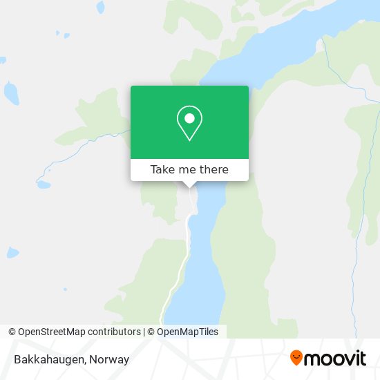 Bakkahaugen map