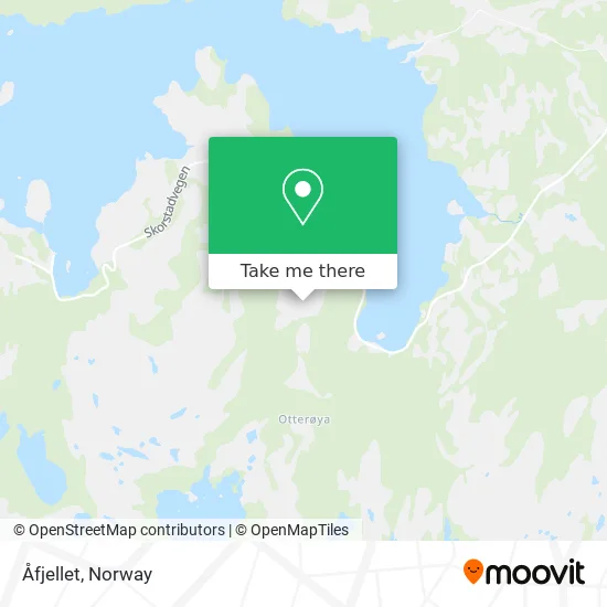 Åfjellet map
