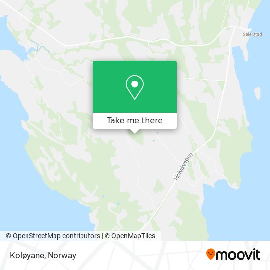 Koløyane map