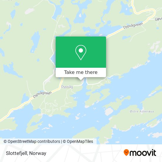 Slottefjell map