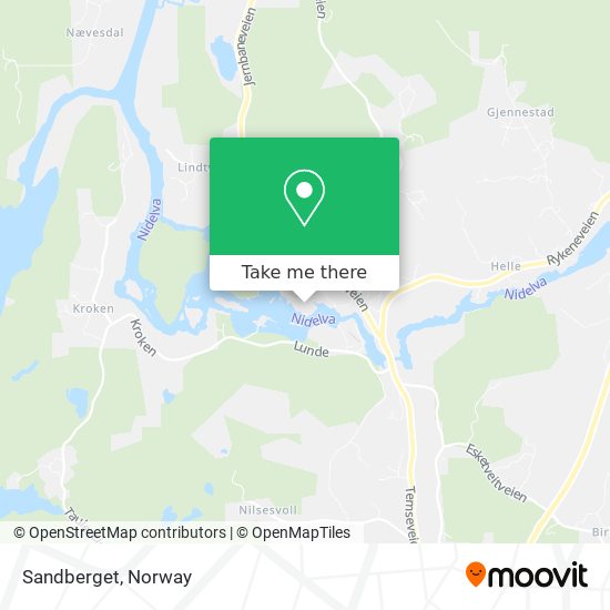 Sandberget map