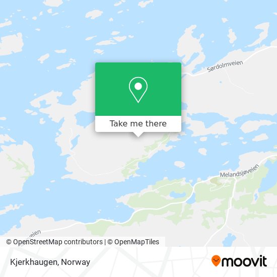 Kjerkhaugen map