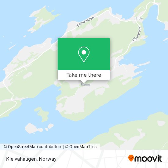 Kleivahaugen map