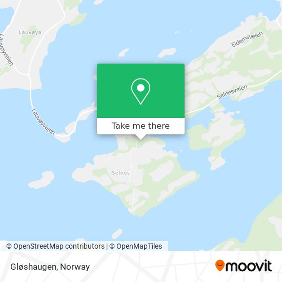 Gløshaugen map