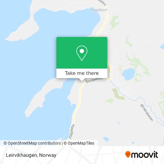 Leirvikhaugen map