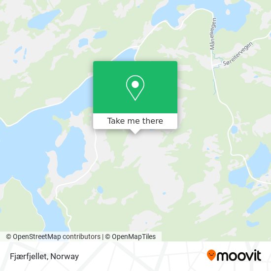 Fjærfjellet map