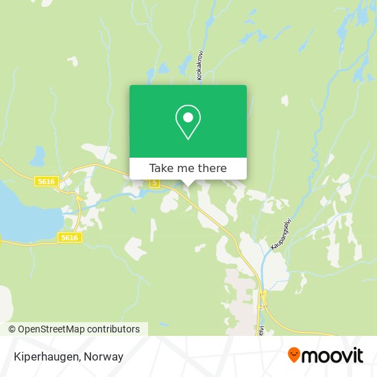 Kiperhaugen map