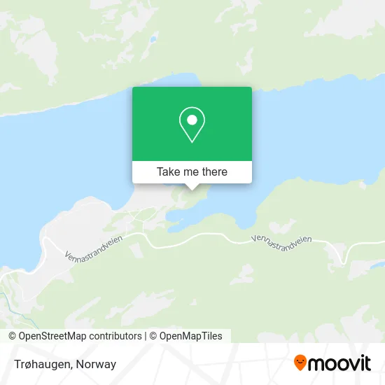 Trøhaugen map