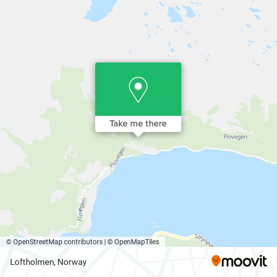 Loftholmen map