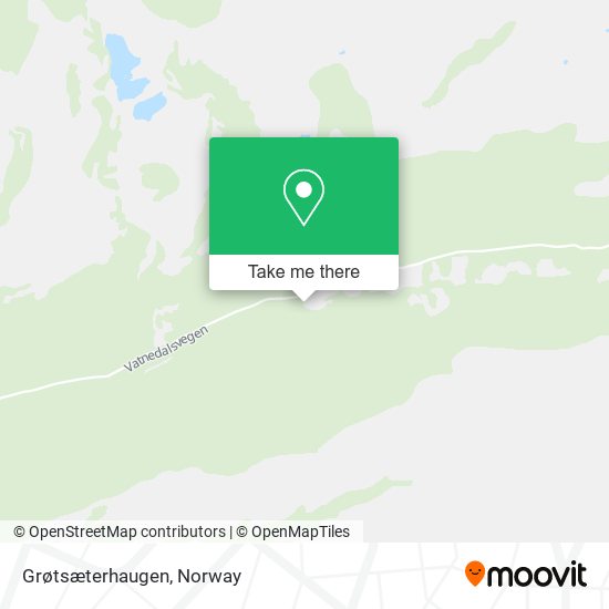 Grøtsæterhaugen map