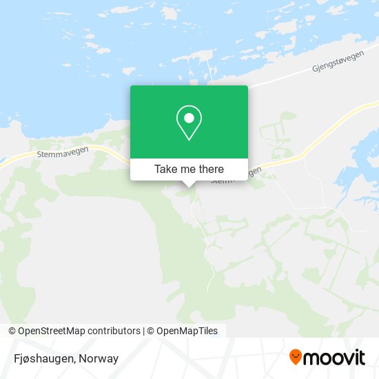 Fjøshaugen map