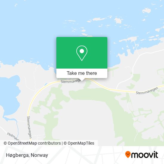 Høgberga map