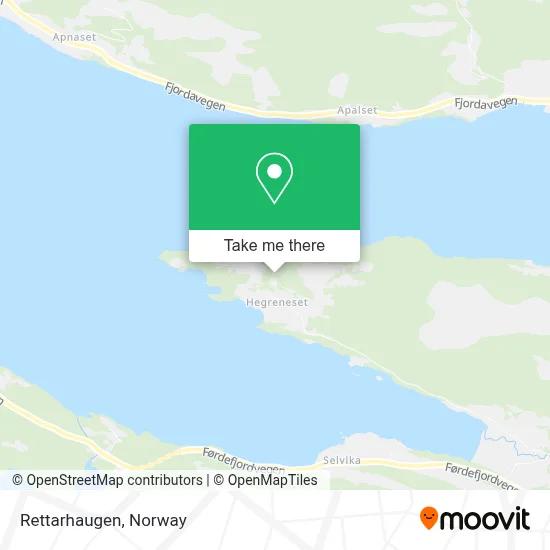 Rettarhaugen map