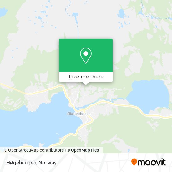 Høgehaugen map