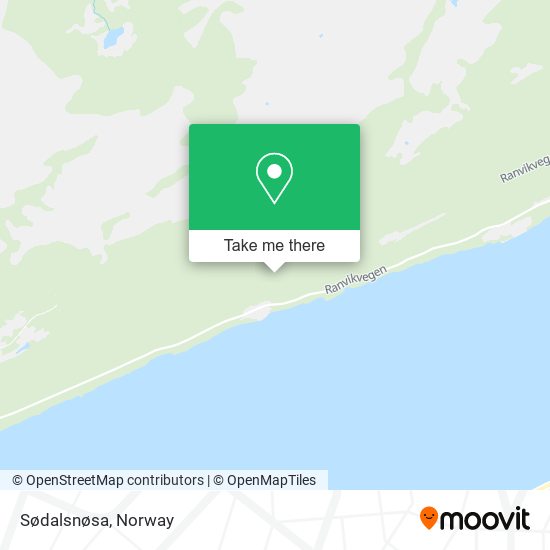 Sødalsnøsa map