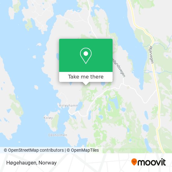 Høgehaugen map