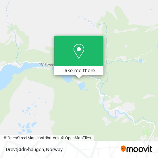 Drevtjødn-haugen map