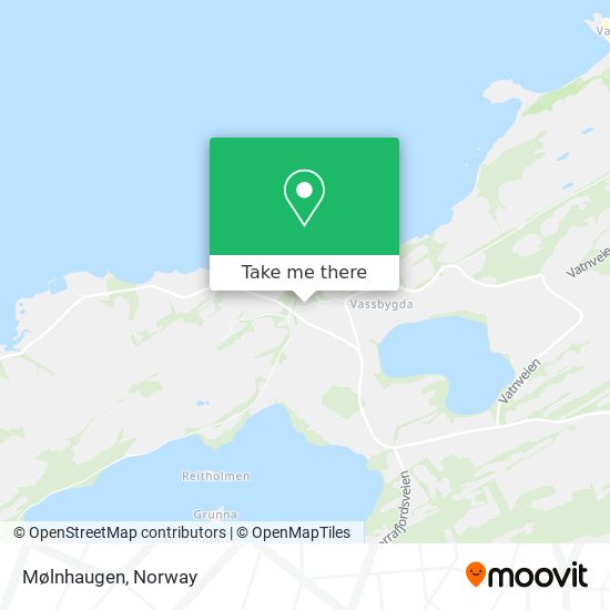 Mølnhaugen map