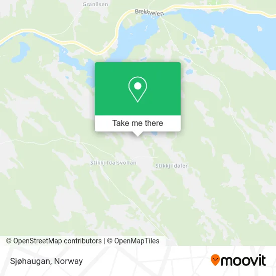 Sjøhaugan map