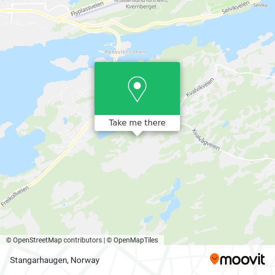 Stangarhaugen map