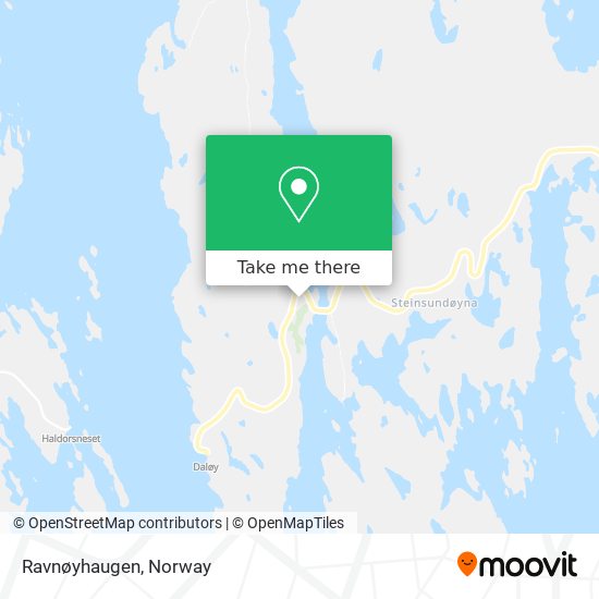 Ravnøyhaugen map