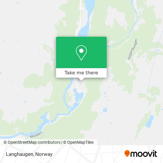 Langhaugen map