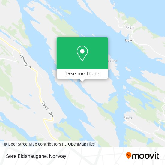 Søre Eidshaugane map