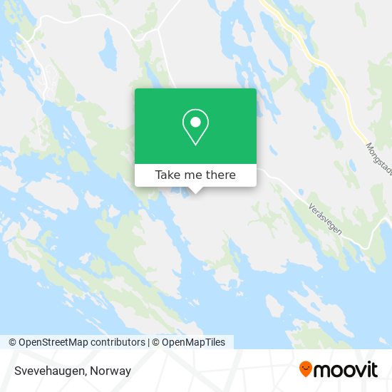 Svevehaugen map