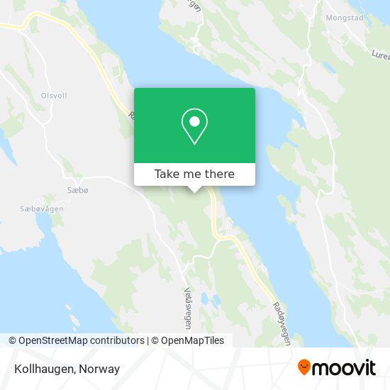 Kollhaugen map