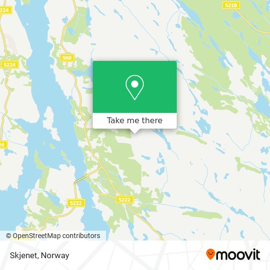 Skjenet map