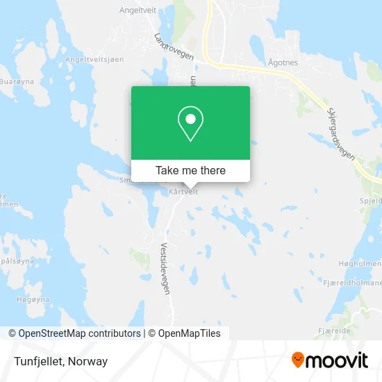 Tunfjellet map