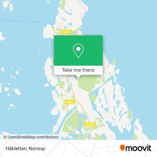 Håkletten map