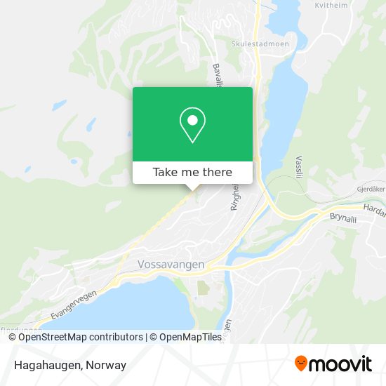 Hagahaugen map