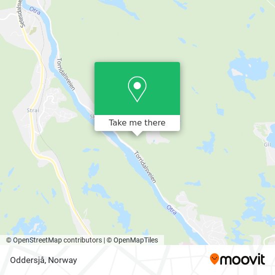 Oddersjå map