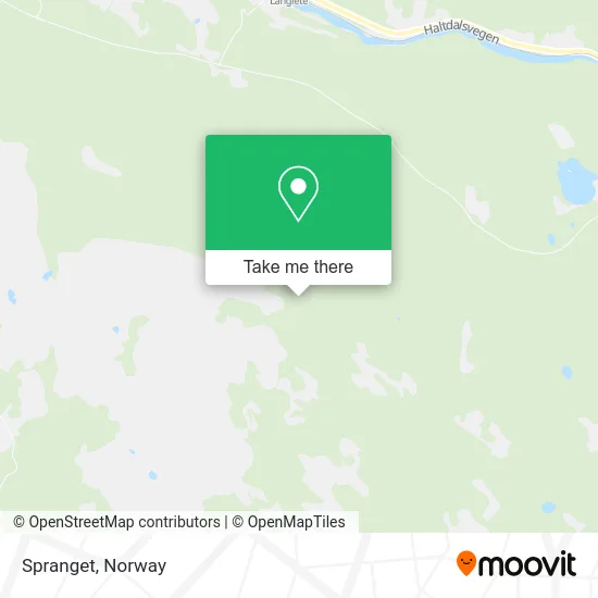 Spranget map