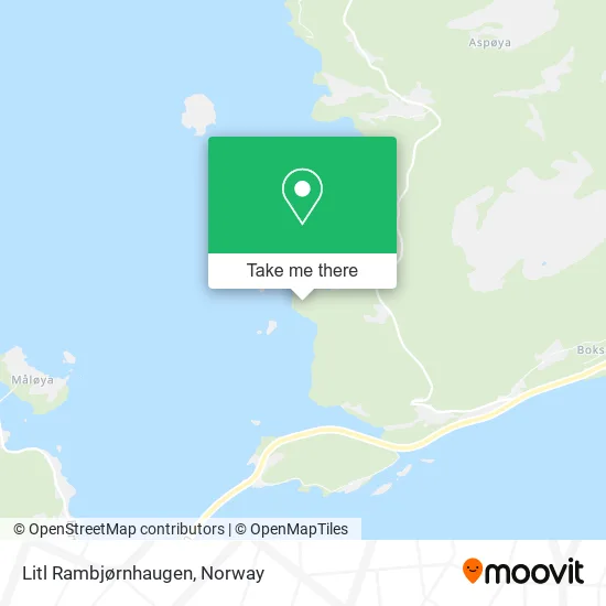 Litl Rambjørnhaugen map