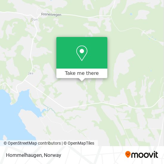 Hommelhaugen map