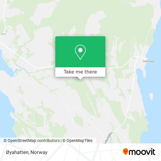 Øyahatten map