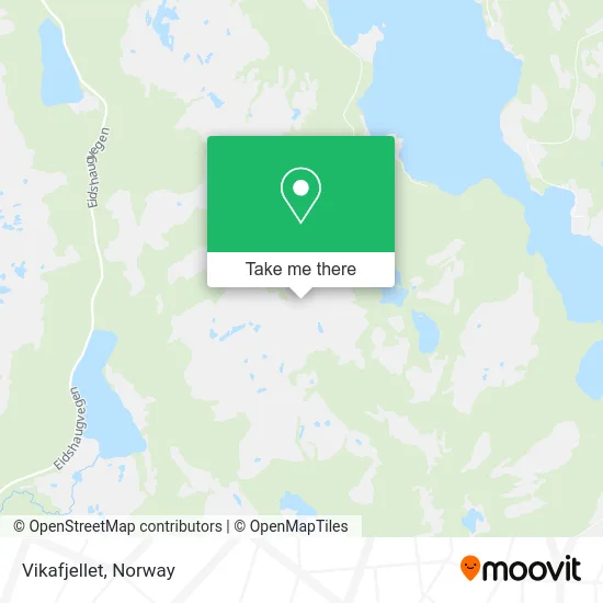 Vikafjellet map