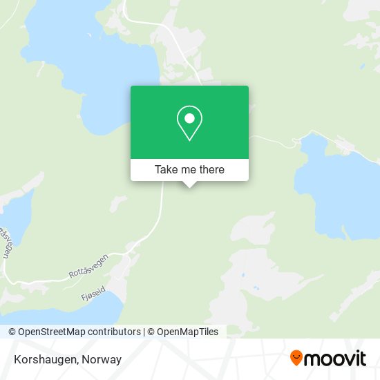 Korshaugen map