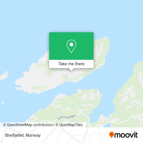 Breifjellet map