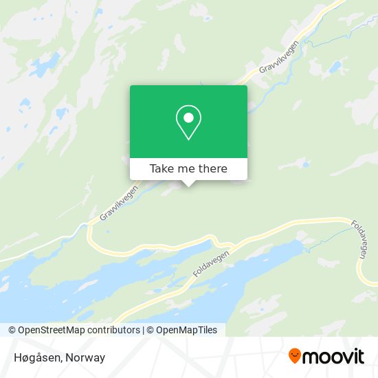 Høgåsen map