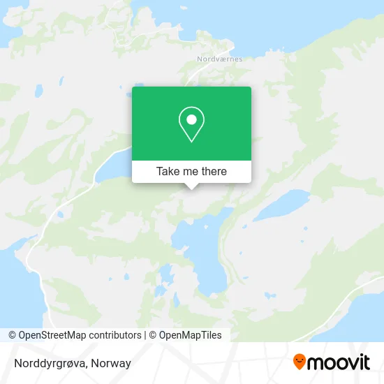 Norddyrgrøva map