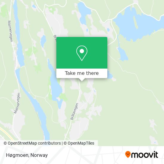 Høgmoen map