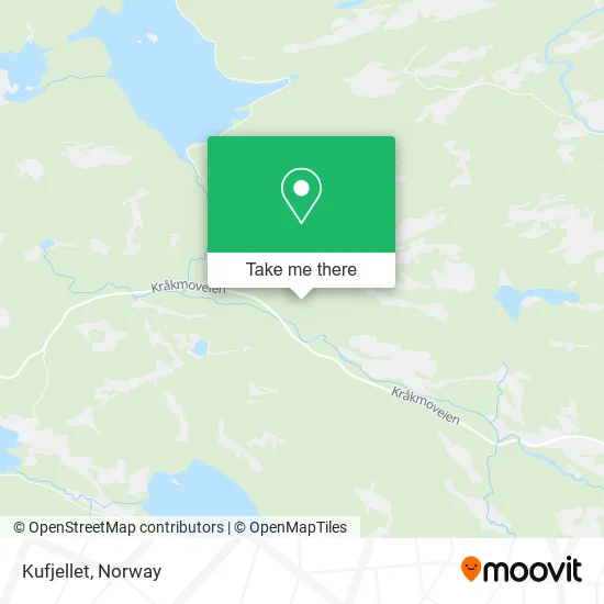 Kufjellet map