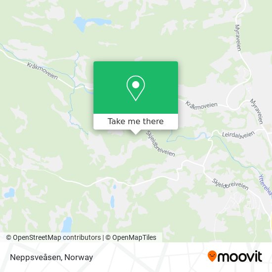 Neppsveåsen map