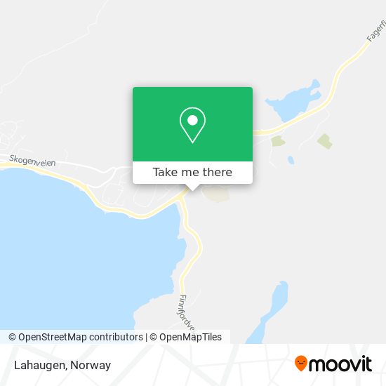 Lahaugen map