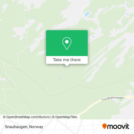 Snauhaugen map
